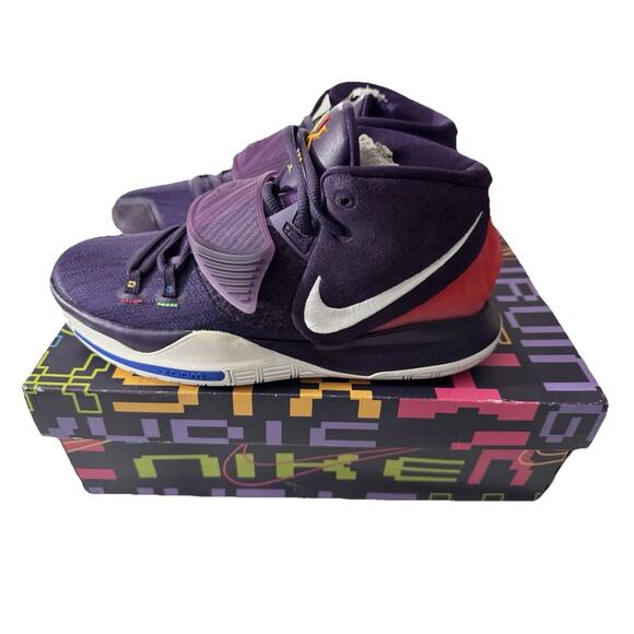Nike Kyrie 6 Grand Purple White Men’s Size 9 New w/ Box BQ4630-500 main image 12